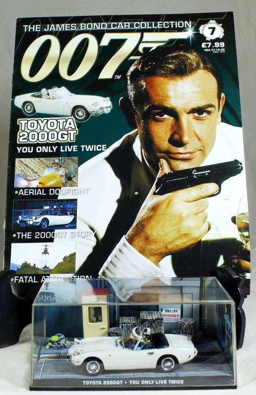 James Bond 007 with magazine - Toyota 2000 GT #7 - You only live twice
