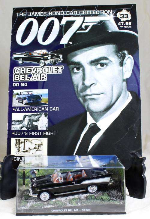 James Bond 007 with magazine - Chevrolet Bel Air #33 - Dr No - Bid Now!!
