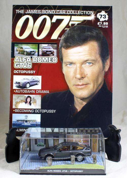 James Bond 007 with magazine - Alfa Romeo GTV6  #73 - Octopussy - Bid Now!!