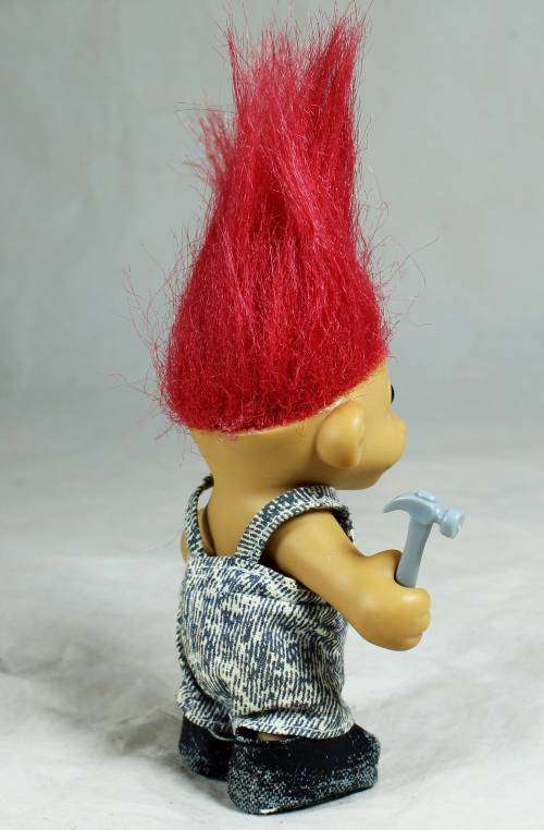 Russ Troll Doll - Builder - Bid Now!!