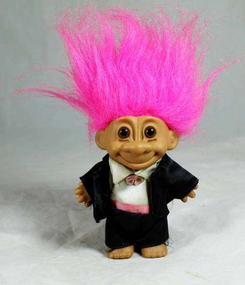 Russ Troll Doll - in a 2 Piece Suit - Bid Now!!
