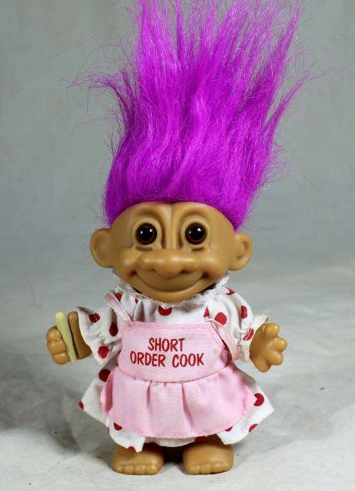 Russ Troll Doll - Short Order Cook - Bid Now!!