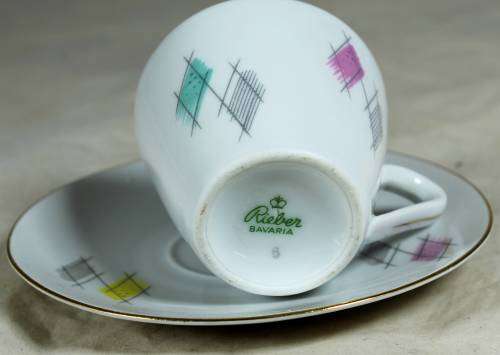 Rieber Bavaria vintage demitasse duo
