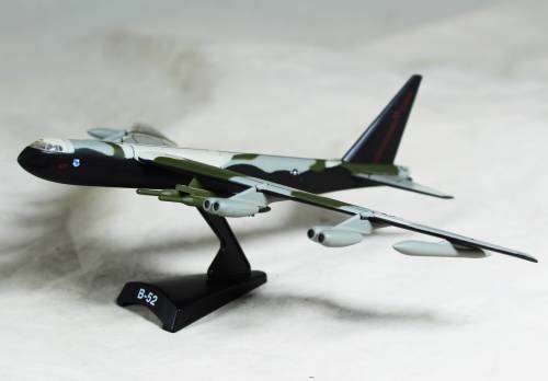 Postage Stamp Planes - Metal Die Cast on Stand -   B52 Stratofortress  - Bid Now!!
