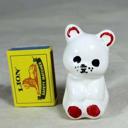 Teddy Bear with Red Ears and feet