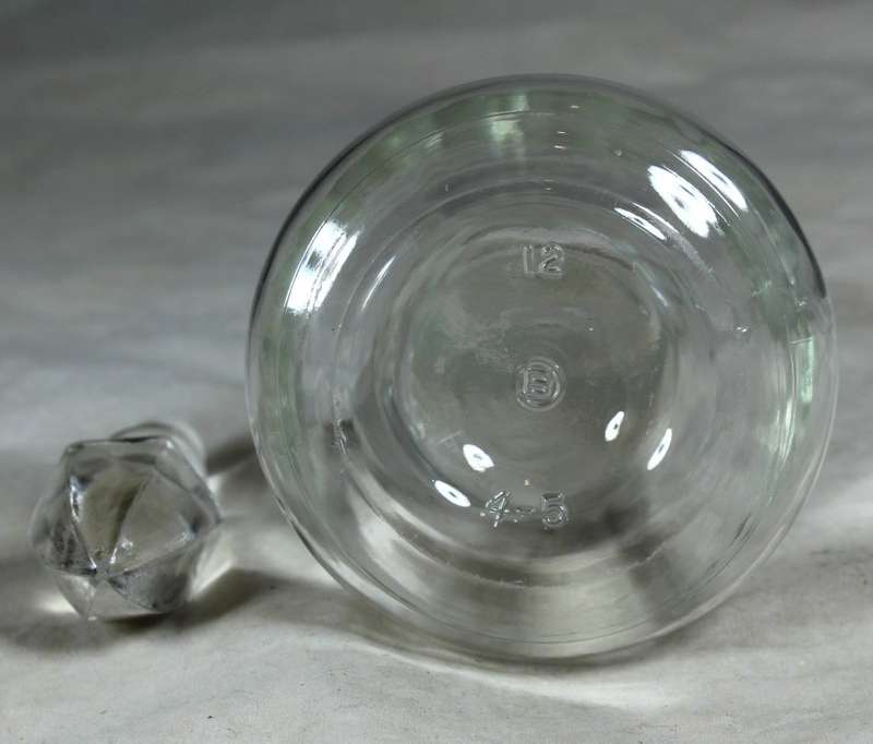 Vinegar glass jug