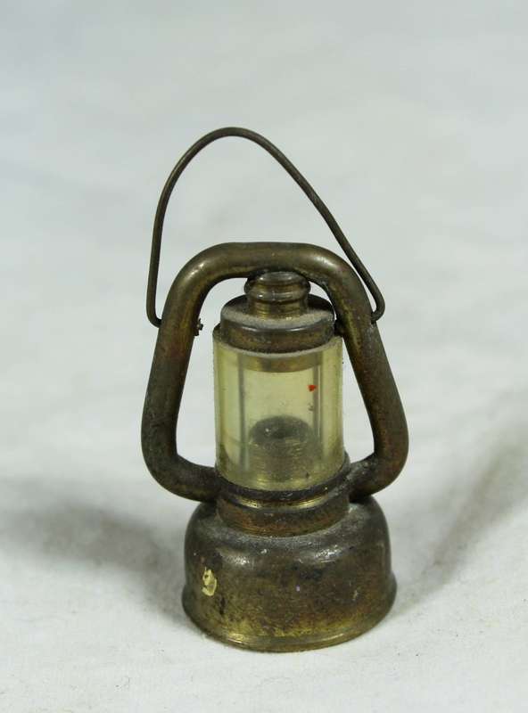 Miniature brass storm lamp