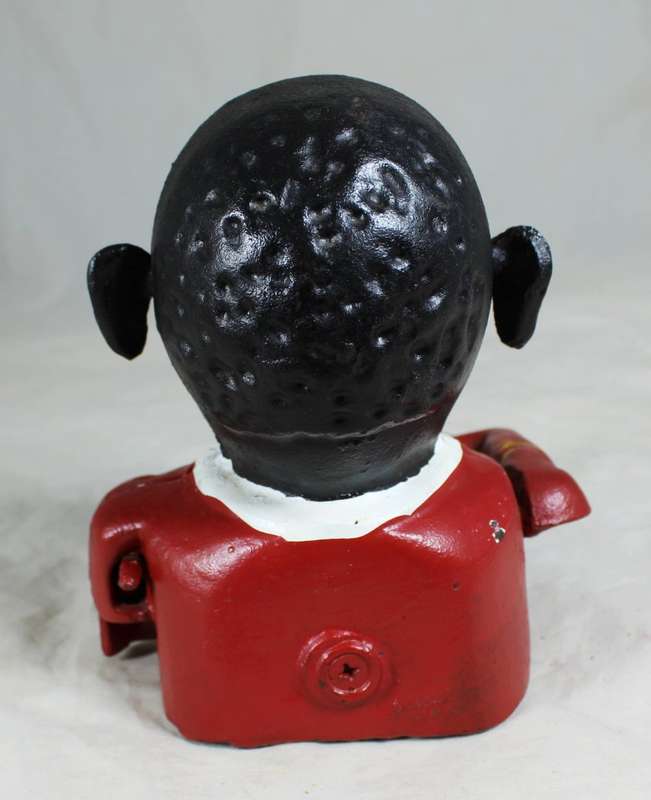 Vintage cast iron mechanical bank