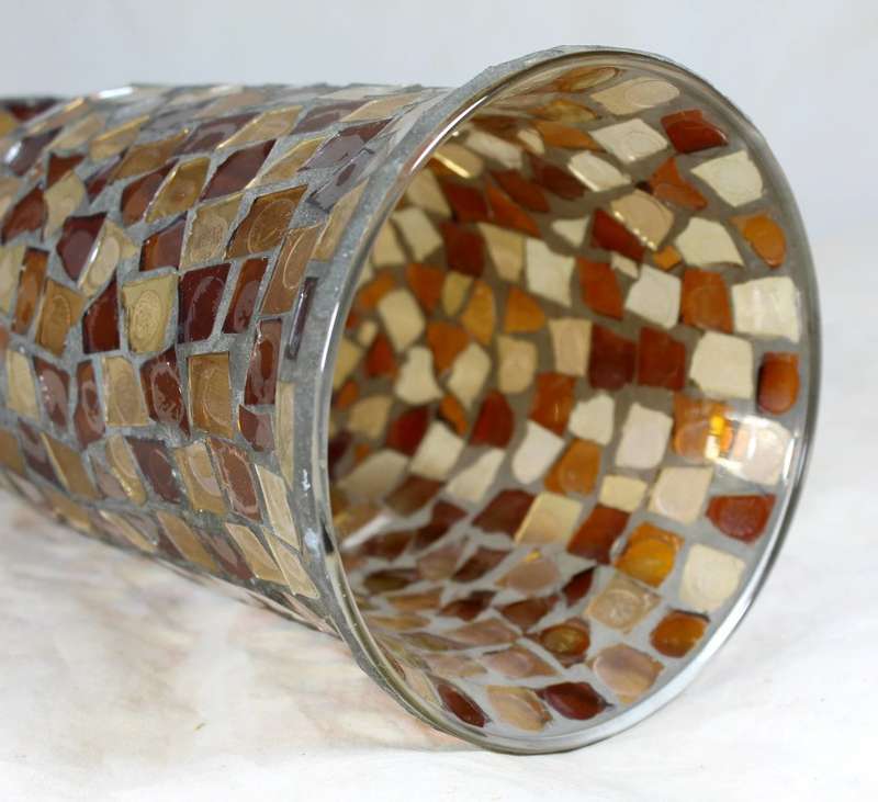 Stained glass vase