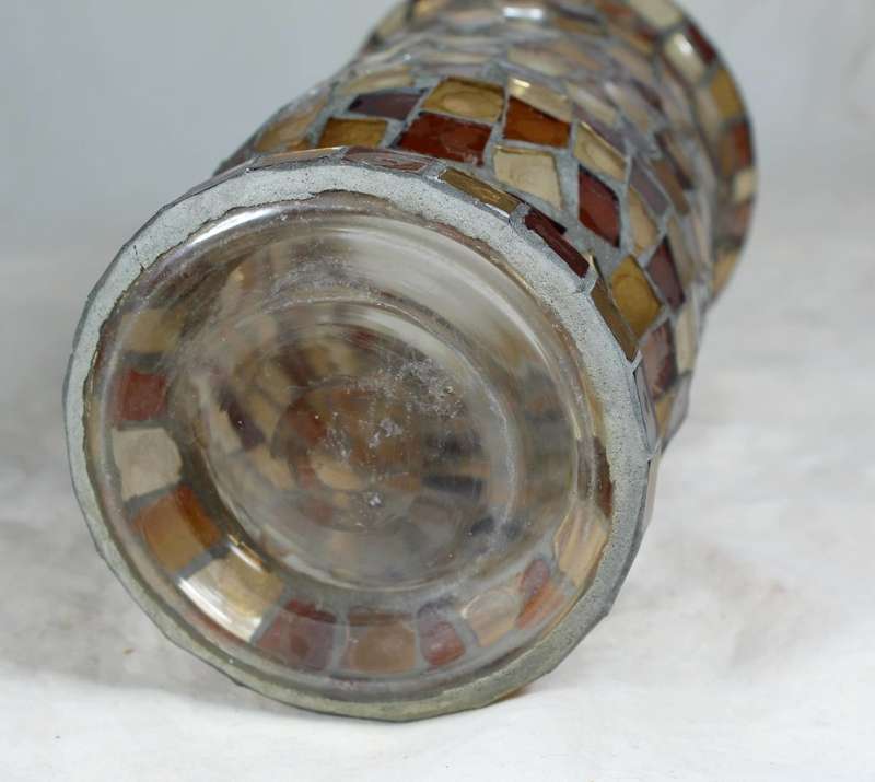 Stained glass vase