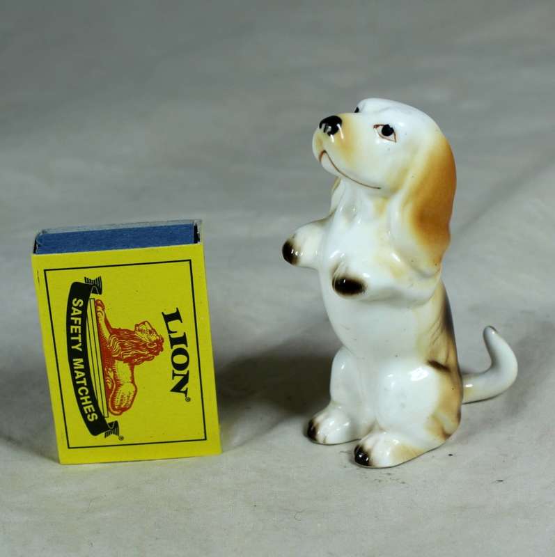 Porcelain basset puppy