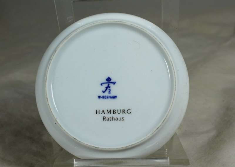 Furstenberg Hamburg Rathaus - display plate