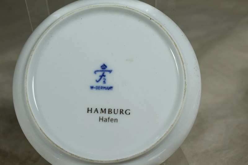 Furstenberg Hamburg Hafen - display plate