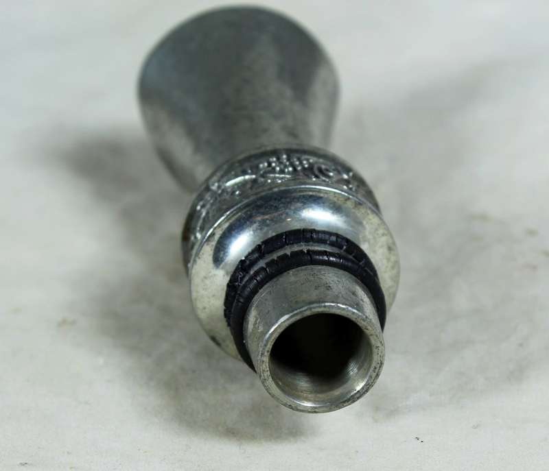 Silver plated bottle spout insert