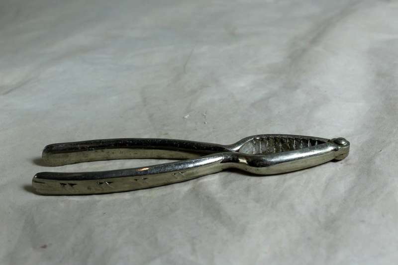 Silverplated - ice tongs