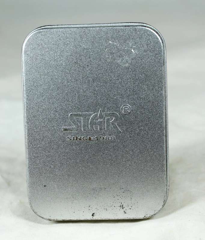 Star Lighter in its Original Tin Container - A Macho Piece!!!! - BID NOW!!