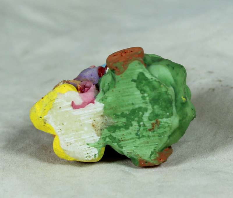 Miniature clown with presents