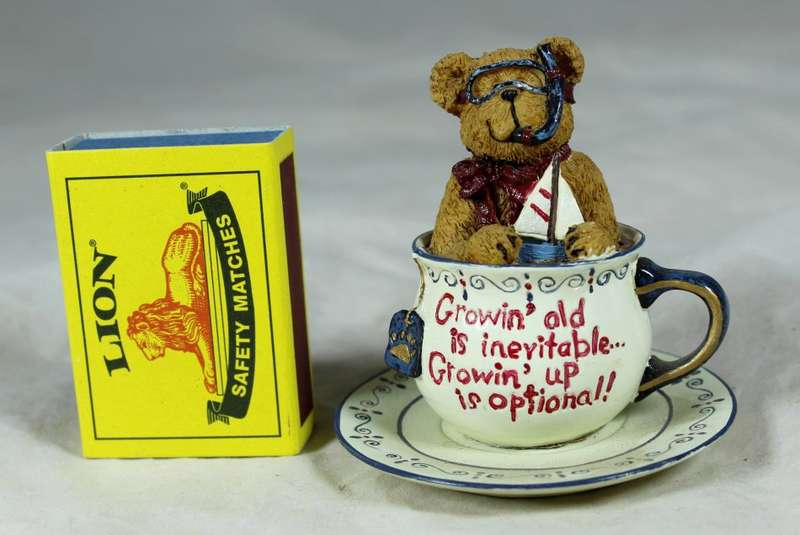 Miniature - Bear in a Tea Cup - Beautiful!!!!! - Bid Now!!!