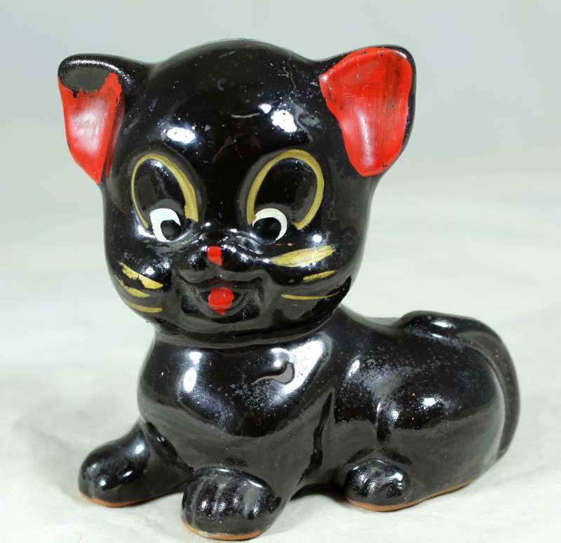 small black cat