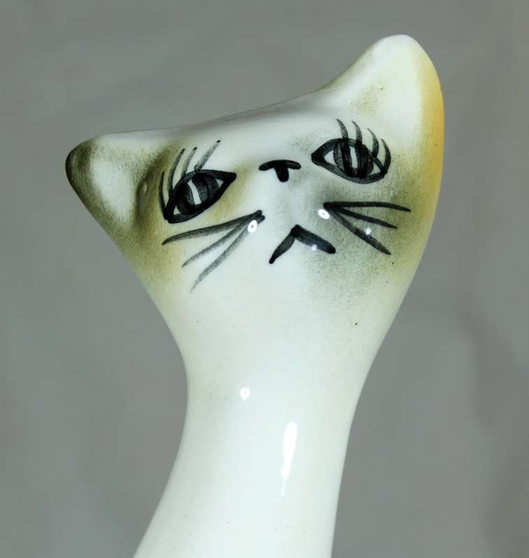 Tall cat with big eyelashes