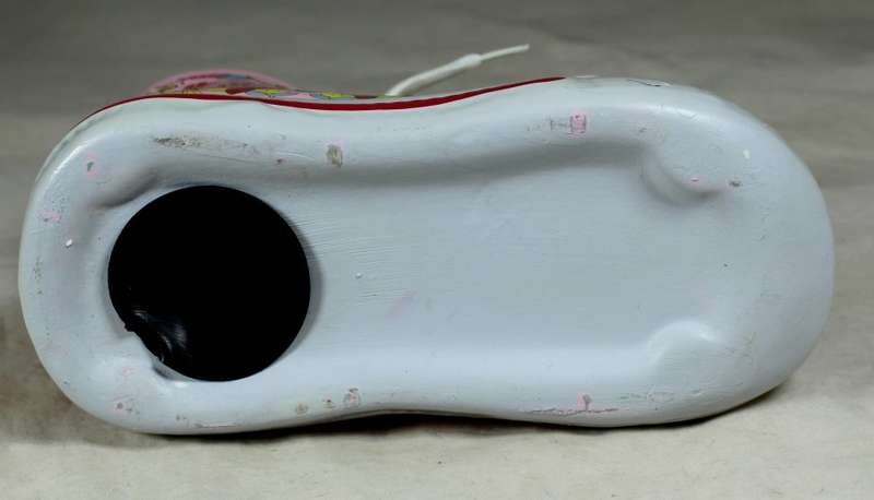 Pink shoe piggy bank