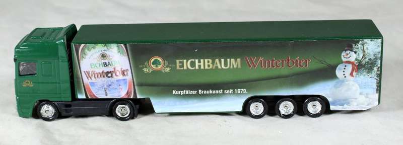 PLASTIC GERMAN BEER TRUCK - EICHBAUM WINTER BIER - BID NOW!!!