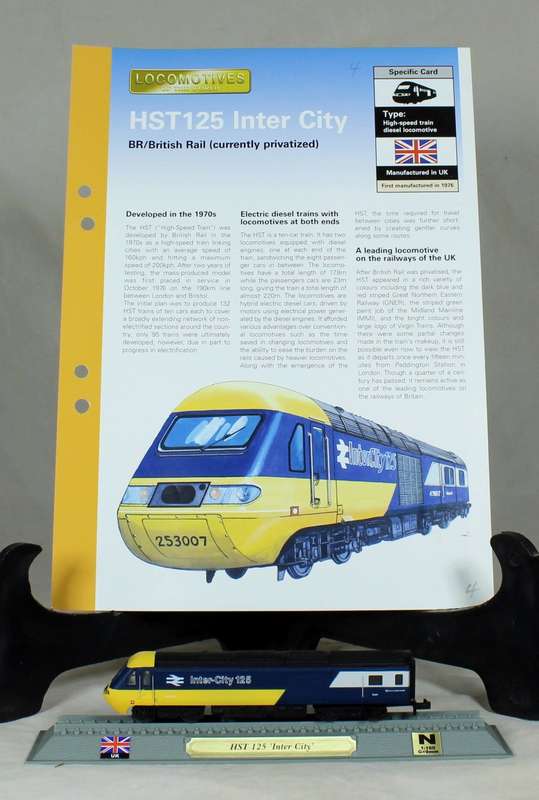 Del Prado - Locomotives of the world - N gauge - British rail HST125 inter city