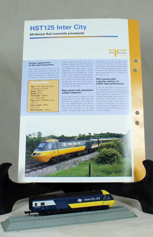 Del Prado - Locomotives of the world - N gauge - British rail HST125 inter city