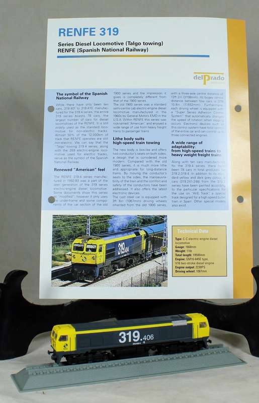Del Prado - Locomotives of the world - N gauge - Spanish national railway RENFE 219