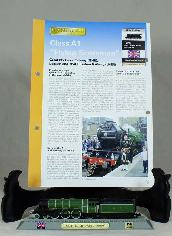 Del Prado - Locomotives of the world - N gauge - GNR CLASS A1 `Flying Scotsman`