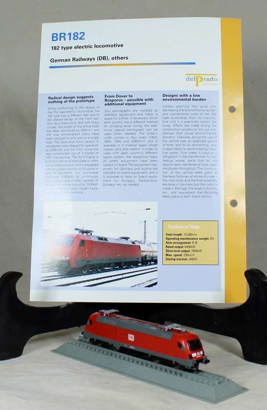 Del Prado - Locomotives of the world - N gauge -  German railways BR182