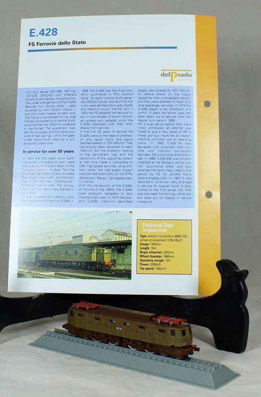 Del Prado - Locomotives of the world - N gauge - FS Ferrovie Dello Stato E.428