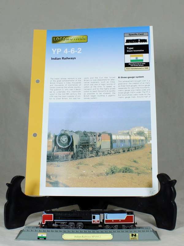 Del Prado - Locomotives of the world - N gauge - Indian railways YP 4-6-2
