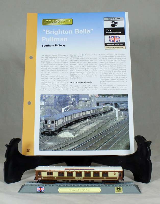 Del Prado - Locomotives of the world - N gauge - Pullman 'Brighton Belle'