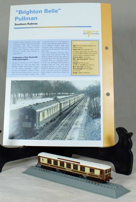 Del Prado - Locomotives of the world - N gauge - Pullman 'Brighton Belle'
