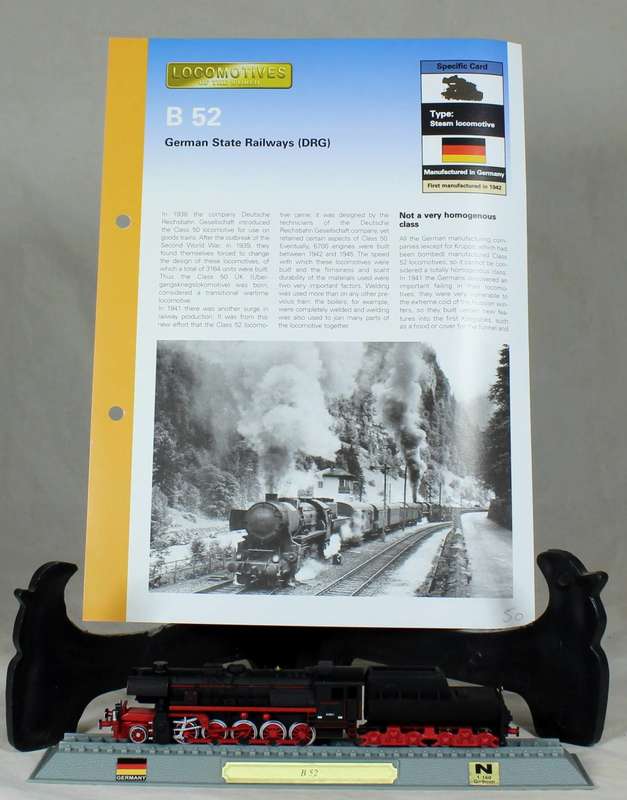 Del Prado - Locomotives of the world - N gauge - German state railways B 52