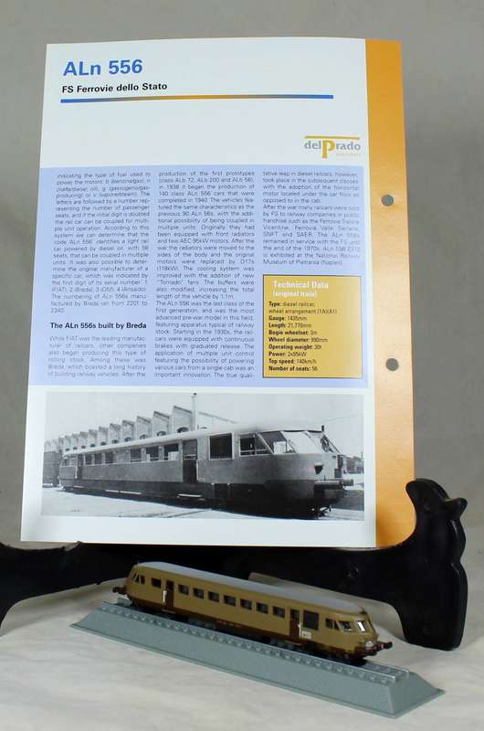Del Prado - locomotives of the world - N gauge - FS Ferrovie Dello Stato ALN 556
