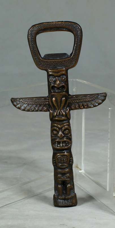 Bottle opener - Metal totem pole