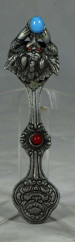 Bottle opener - Mythical metal with beads