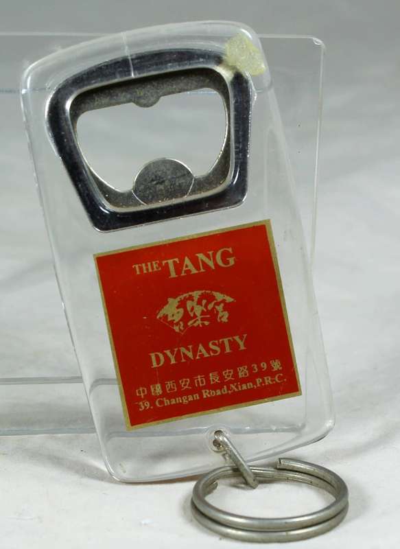 BOTTLE OPENER  & KEYRING - THE TANG DYNASTY - BID NOW !!!