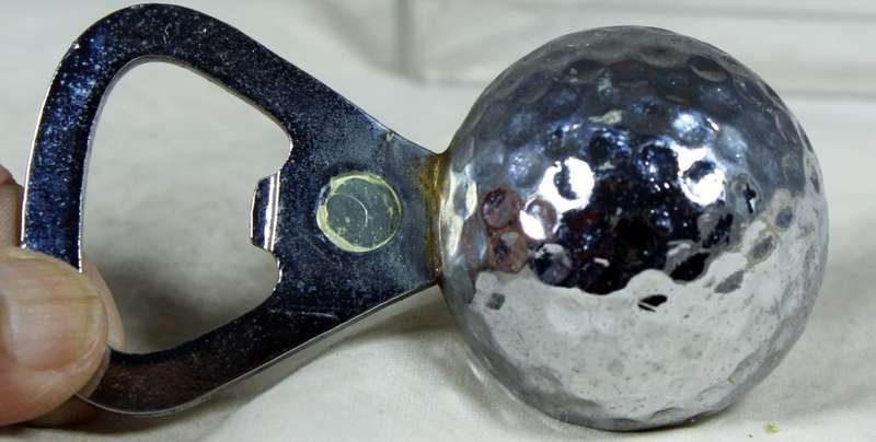 Bottle opener - Heavy metal golf ball