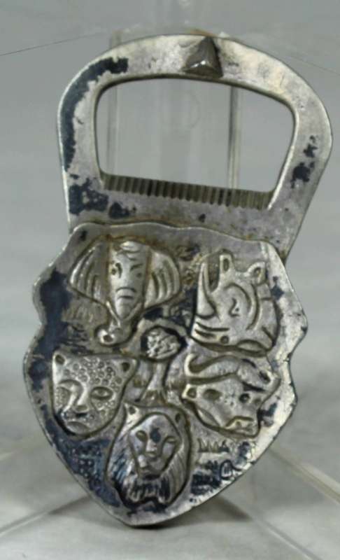 BOTTLE OPENER - SOUTH AFRICA - BIG FIVE - BID NOW