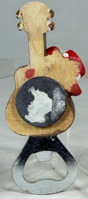 BOTTLE OPENER - GUITAR MAN - WITH MAGNET - BID NOW