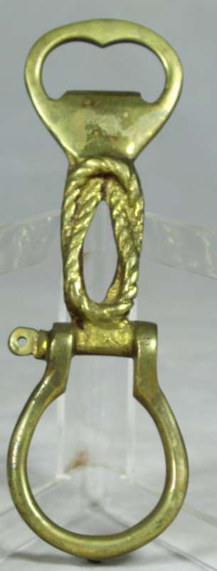 BOTTLE OPENER - BRONZE KNOTS & SHAKEL - BID NOW!!!