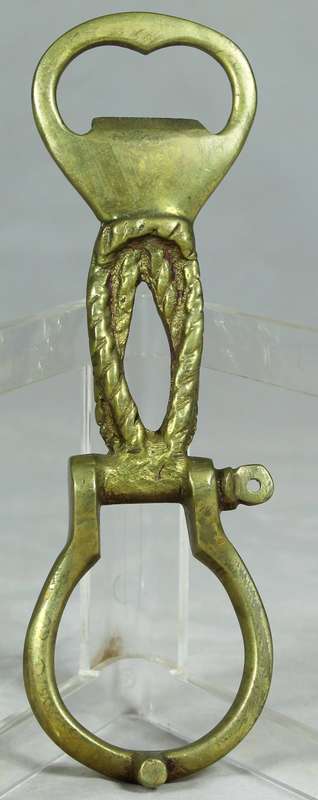 BOTTLE OPENER - BRONZE KNOTS & SHAKEL - BID NOW!!!