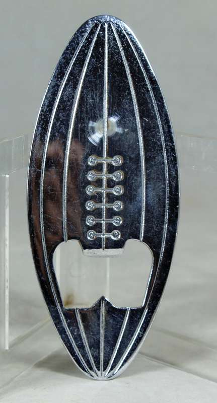 Bottle opener - Metal rugby ball