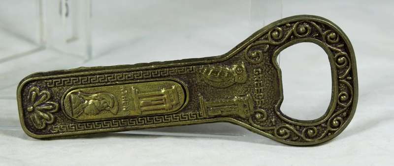 Bottle opener - Greece with cork screw