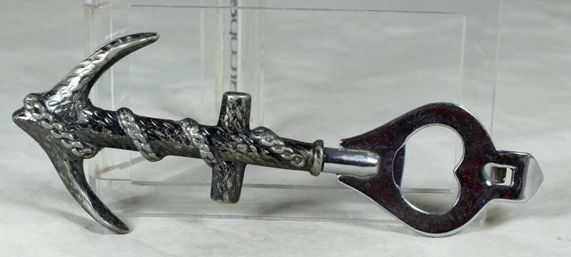 BOTTLE OPENER - SHIPS ANCHOR WITH KNOTTED CHAIN  - BID NOW!!!