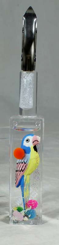 BOTTLE OPENER - CAYMAN ISLAND WITH A PARROT IN WATER - BID NOW!!!