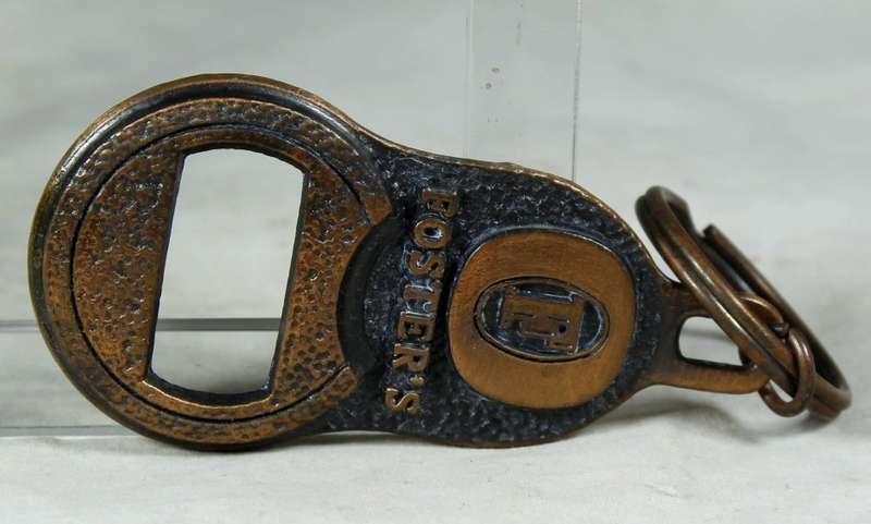 Foster's bar essentials bottle opener with key ring